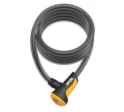 Zámok ONGUARD lanko 120x8 mm oranžový 2 kľúče