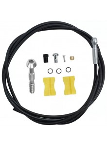 Hydraulická hadička SHIMANO SM-BH90-SBL černá, 1700 mm, s přírubou, na blistru Hydraulická hadička SHIMANO SM-BH90-SBL černá, 1700 mm, s přírubou, na blistru