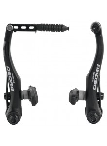 Brzdy SHIMANO Deore BR-T610-L V-brake černé (pár), botky M70CT4