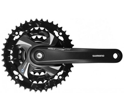 Kliky SHIMANO Tourney TX FC-TX801-L 175mm 42-32-22 zubů, černé bez krytu