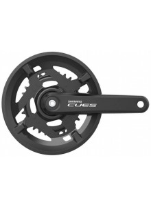 Kliky SHIMANO Cues FC-U4010-2, 170mm, 46-30 zubů, černé, 11,10,9 speed, s ložisky