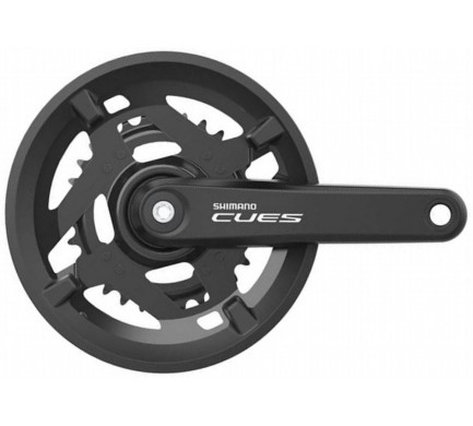 Kliky SHIMANO Cues FC-U4010-2, 170mm, 46-30 zubů, černé, 11,10,9 speed, s ložisky