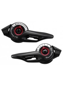 Řazení SHIMANO SL-TZ500-L+7 7 kolo SIS + lanka 1800 a 2050mm (pár) v krabičce