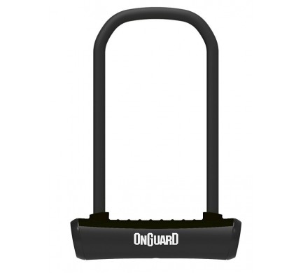 Zámok ONGUARD podkova 115x230x11 mm, čierna, 2 kľúče, držiak