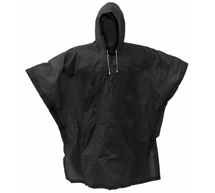 Pláštenka PVC pončo čierna