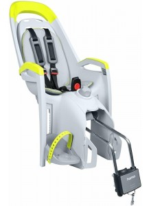 Sedačka zadná HAMAX Amaze lock sivo/lime reflex