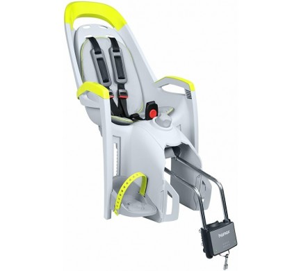Sedačka zadná HAMAX Amaze lock sivo/lime reflex