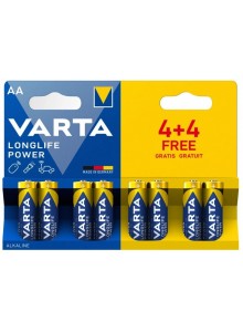 Alkalické baterie AA Varta blistr 8 ks