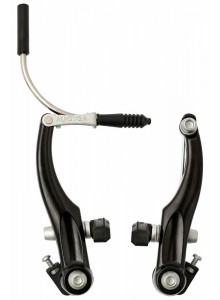 Brzdy ALHONGA V-brake černé, 100 mm vysoké