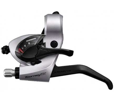 Řazení SHIMANO ST-TX800-S levé EZ FIRE Plus stříbrné (v krabičce)