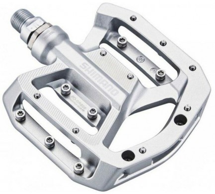 Pedály Shimano PD-GR500 Flat stříbrné BMX, DH, slalom, v krabičce