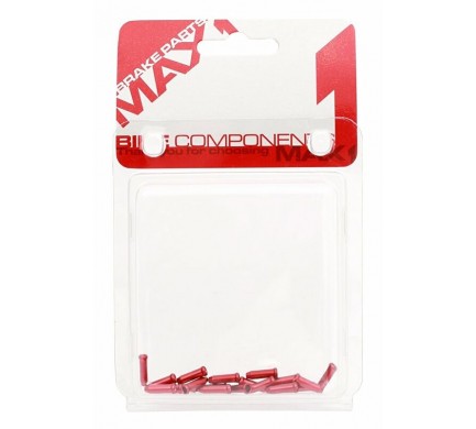 Koncovka lanka MAX1 Alu červená balení 20ks