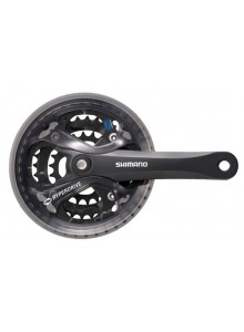 Kľuky SHIMANO Acera FC-M361 175 mm, 48x38x28, čierne, s krytom, štvorhran, v krabičke
