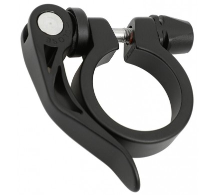 Sedlová objímka BASIC 34,9 mm rychloupínací matná černá