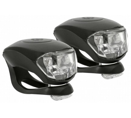 Blikačky MAX1 Frog sada čierne 2ks P+Z