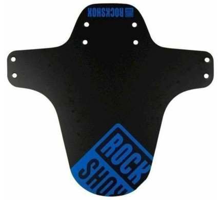Blatník Rock Shox do odpružené vidlice černý - water modrý potisk Blatník Rock Shox do odpružené vidlice černý - water modrý potisk