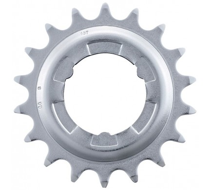 Pastorek SHIMANO Nexus 18 zubů stříbrný Pastorek SHIMANO Nexus 18 zubů stříbrný