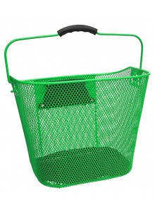 Kôš predný oválny Klikfix City s držadlom zelený