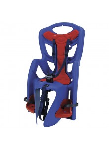 Sedačka zadní na nosič modro/červená