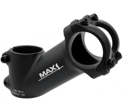 Predstavec MAX1 High 80/35°/31,8 mm čierny