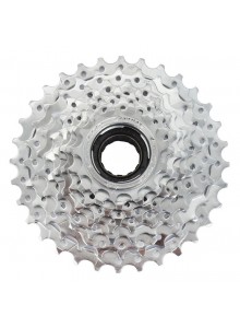 8-kolečko Sunrace 13-32 zubov, chróm, index, pre E-bike (v krabičke)