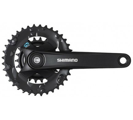 Kliky SHIMANO Altus FC-M315, 175mm 36x22, černé, bez krytu, 8 speed, v krabičce