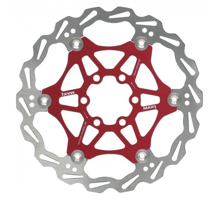 Brzdový kotúč MAX1 ALUX 160mm červený