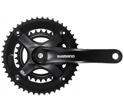 Kliky SHIMANO Tourney FC-TX501-L 175mm 46x30 zubů, černé bez krytu Kliky SHIMANO Tourney FC-TX501-L 175mm 46x30 zubů, černé bez krytu