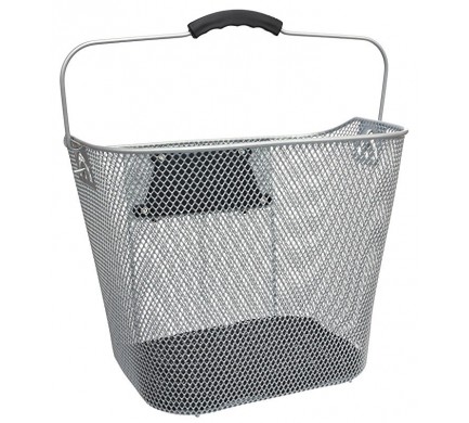 Kôš predný oválny Klikfix City s držadlom strieborný Kôš predný oválny Klikfix City s držadlom strieborný