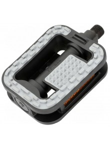 Pedály MTB/TREK sivé protiskluzové čierno-sivé