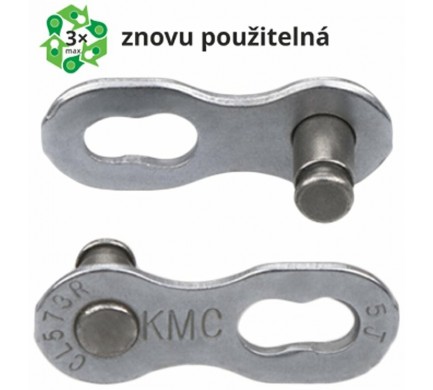Spojka řetězu 7/8R EPT povrch, šedý 7,3 mm, blistr cena za 2 kusy