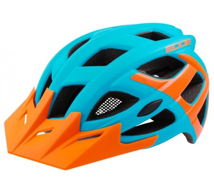 Prilba ROCK MACHINE Edge modro/oranžová vel. S/M 55-58 cm