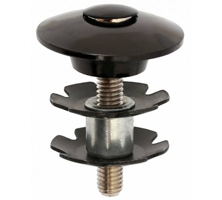 Ježek hlavového složení s víčkem MAX1 1 1/8" černý