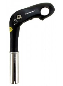 Stavitelný představec PROMAX Trek 22,2/90/25,4mm černý Stavitelný představec PROMAX Trek 22,2/90/25,4mm černý