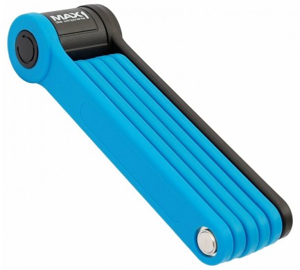Skladací zámok MAX1 Bull 850mm modrý s držiakom