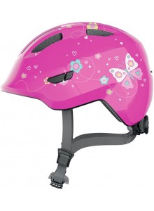 Přilba ABUS Smiley 3.0 pink butterfly M