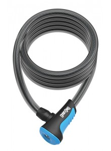 Zámok ONGUARD lanko 120x8 mm modrý 2 kľúče