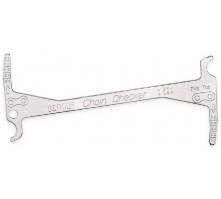 Měrka řetězu KMC včetně Flattop řetězů