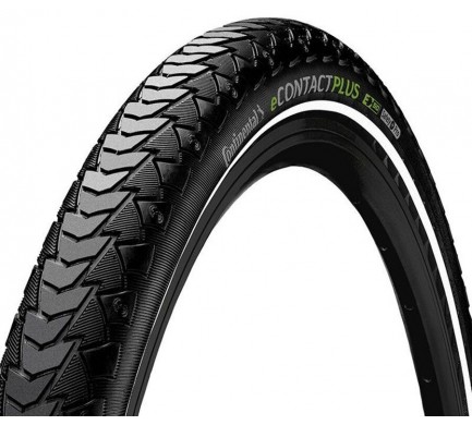 Plášť CONTINENTAL Contact Plus 47-622 E-50 černý s reflexním proužkem