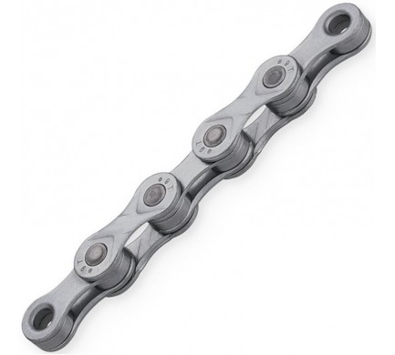 Řetěz KMC e9 E-bike, EPT povrch šedý, v krabičce 136 čl.