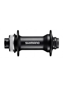 Náboj disc Shimano HB-MT400 32děr Center Lock 15mm e-thru-axle 100mm přední černý