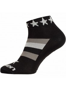 Ponožky ELEVEN Luca STAR WHITE vel.  2- 4 (S) černé/bílé