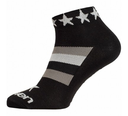 Ponožky ELEVEN Luca STAR WHITE vel.  5- 7 (M) černé/bílé