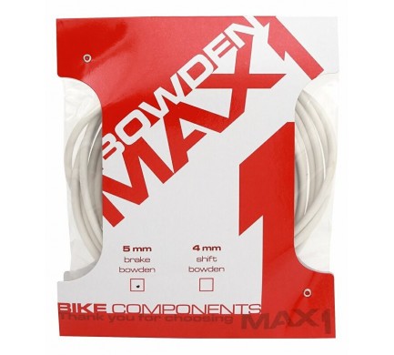 Bowden MAX1 5mm biely balení 3m