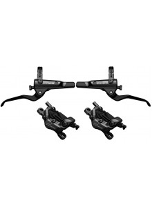 Brzda kotoučová SHIMANO Cues U8020 čtyřpístková p+z (1000+1700 mm) komplet bez kotoučů, (P+Z J-kit)