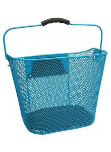 Kôš predný oválny Klikfix City s držadlom modrý
