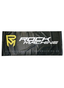 Banner ROCK MACHINE vrstevnice černo/žlutý