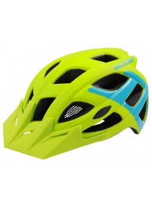 Prilba ROCK MACHINE Edge zeleno/modrá vel. S/M 55-58 cm