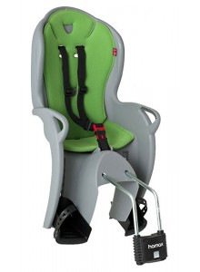 Sedačka zadná HAMAX Kiss sivo/zelená