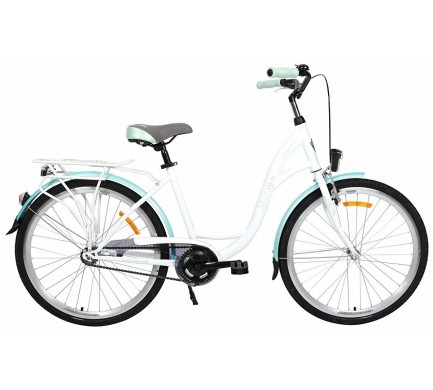 Kolo STORM Stockholm 26" 1sp. 15" bílé / mořské modré Kolo STORM Stockholm 26" 1sp. 15" bílé / mořské modré